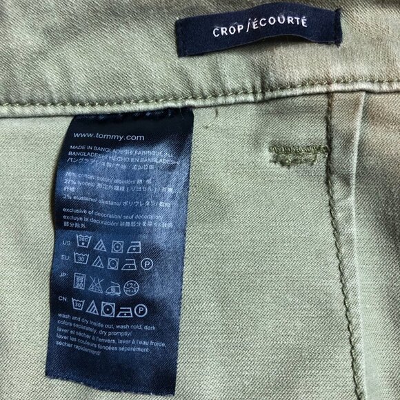 𝅺Tommy Hilfiger Sage Crop Pants Size 4 - Picture 7 of 13